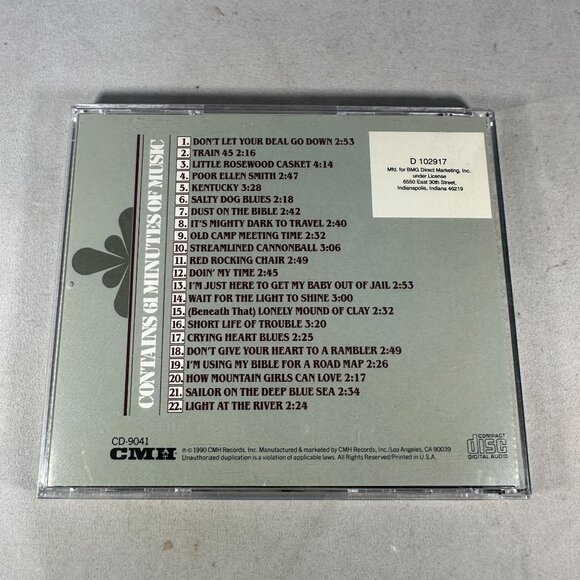 Mac Wiseman Grassroots To Bluegrass A Very Special Collection 1990 CD Rip - Picture 2 of 3